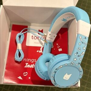 Kids Headphones Light Blue - New in box